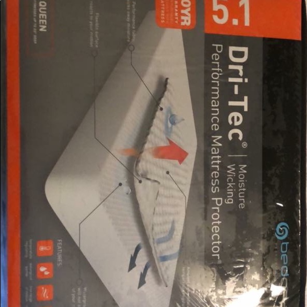 Queen size never used mattress protector.